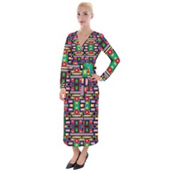 Hs C0 4 Velvet Maxi Wrap Dress by ArtworkByPatrick