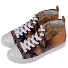 Night Moth Women s Mid-top Canvas Sneakers by Riverwoman