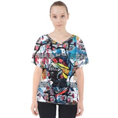 Image 1 V-neck Dolman Drape Top by TajahOlsonDesigns