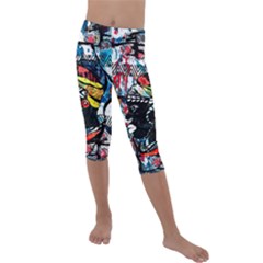 Image 1 Kids  Lightweight Velour Capri Leggings  by TajahOlsonDesigns