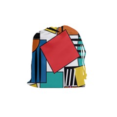 Design 9 Drawstring Pouch (medium) by TajahOlsonDesigns