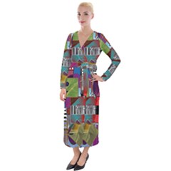 Image 8 Velvet Maxi Wrap Dress by TajahOlsonDesigns