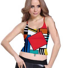 Design 9 Spaghetti Strap Bra Top by TajahOlsonDesigns