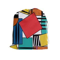 Design 9 Drawstring Pouch (xl) by TajahOlsonDesigns