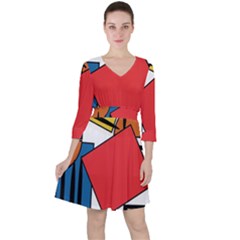 Design 9 Ruffle Dress by TajahOlsonDesigns
