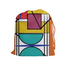 Design 10 Drawstring Pouch (xl) by TajahOlsonDesigns