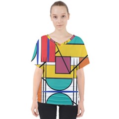 Design 10 V-neck Dolman Drape Top by TajahOlsonDesigns