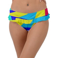 Down Spiral Frill Bikini Bottom by impacteesstreetwearsix