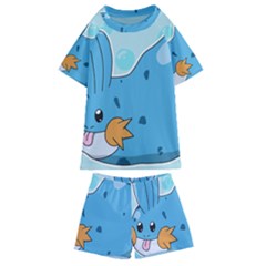 Patokip Kids  Swim Tee And Shorts Set by MuddyGamin9