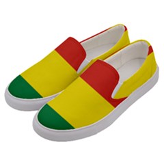Bolivia Flag Men s Canvas Slip Ons by FlagGallery