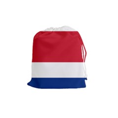 Costa Rica Flag Drawstring Pouch (medium) by FlagGallery