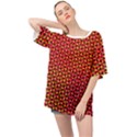 Pattern Textile Structure Abstract Oversized Chiffon Top View1