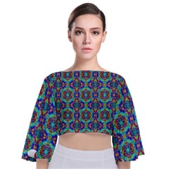 A 2 Tie Back Butterfly Sleeve Chiffon Top by ArtworkByPatrick
