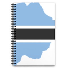 Botswana Flag Map Geography 5 5  X 8 5  Notebook by Sapixe