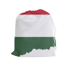 Hungary Country Europe Flag Drawstring Pouch (xl) by Sapixe