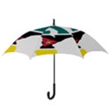 Mozambique Flag Map Geography Hook Handle Umbrellas (Small) View3