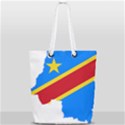 Democratic Republic Of The Congo Flag Full Print Rope Handle Tote (Small) View1