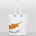 Cyprus Country Europe Flag Borders Full Print Rope Handle Tote (Small) View1