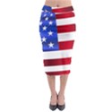 America Usa United States Flag Midi Pencil Skirt View1