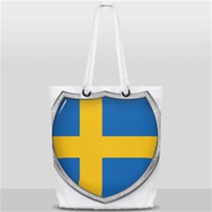 Flag Sweden Country Swedish Symbol Full Print Rope Handle Tote (small) by Sapixe