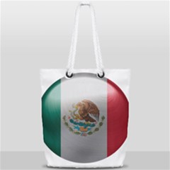Mexico Flag Country National Full Print Rope Handle Tote (small) by Sapixe
