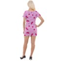 Summer Short Sleeve Asymmetric Mini Dress View2