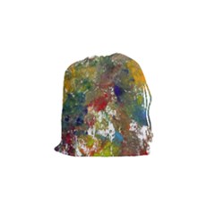 Original Abstract Art Drawstring Pouch (small) by scharamo