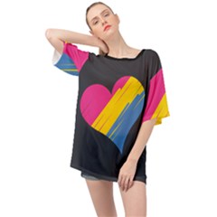 Pan Pride Oversized Chiffon Top by JadehawksAnD