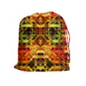 Mosaic Structure Grain Mode Drawstring Pouch (XL) View1