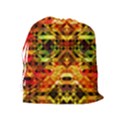 Mosaic Structure Grain Mode Drawstring Pouch (XL) View2