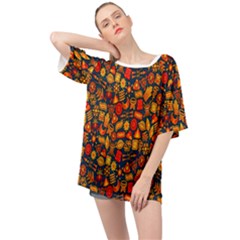F 9 Oversized Chiffon Top by ArtworkByPatrick