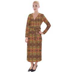 H 2 Velvet Maxi Wrap Dress by ArtworkByPatrick