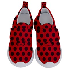 Summer Dots Kids  Velcro No Lace Shoes by scharamo