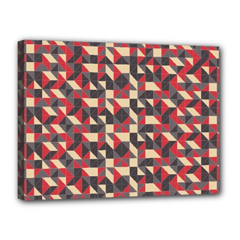 Pattern Textiles Canvas 16  X 12  (stretched) by HermanTelo