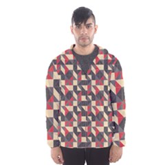 Pattern Textiles Men s Hooded Windbreaker by HermanTelo