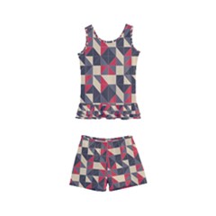 Pattern Textiles Kids  Boyleg Swimsuit by HermanTelo