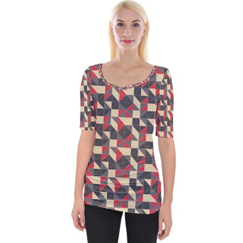 Pattern Textiles Wide Neckline Tee by HermanTelo