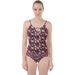Pattern Textiles Cut Out Top Tankini Set by HermanTelo