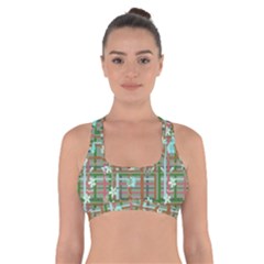 Textile Fabric Cross Back Sports Bra by HermanTelo