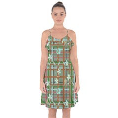 Textile Fabric Ruffle Detail Chiffon Dress by HermanTelo