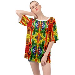 I 9 Oversized Chiffon Top by ArtworkByPatrick
