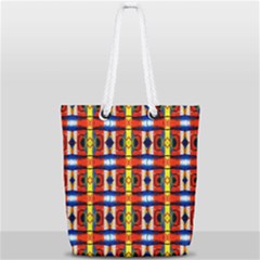 J 1 Full Print Rope Handle Tote (small) by ArtworkByPatrick