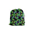 Flowers Pattern Background Drawstring Pouch (Small) View1