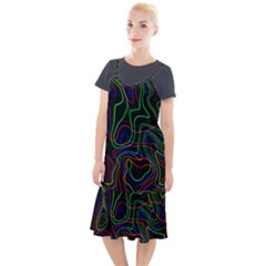 Neon Waves                               Camis Fishtail Dress by LalyLauraFLM