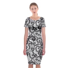Encaje Classic Short Sleeve Midi Dress by Sobalvarro