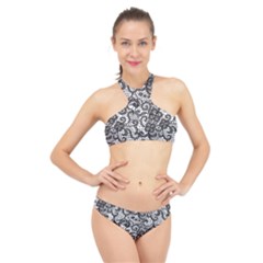 Encaje High Neck Bikini Set by Sobalvarro