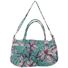 Vintage Floral Pattern Removal Strap Handbag by Sobalvarro
