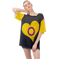 Intersex Pride Oversized Chiffon Top by JadehawksAnD