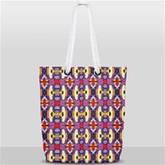 K 8 Full Print Rope Handle Tote (small) by ArtworkByPatrick