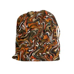 L 4 Drawstring Pouch (xl) by ArtworkByPatrick